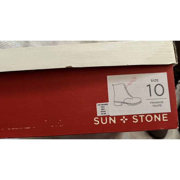 Sun Stone Women’s Ankle Boots Brown Size 10 M With Box - Picture 10 of 11